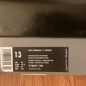 Concord Retro 11 Jordan’s